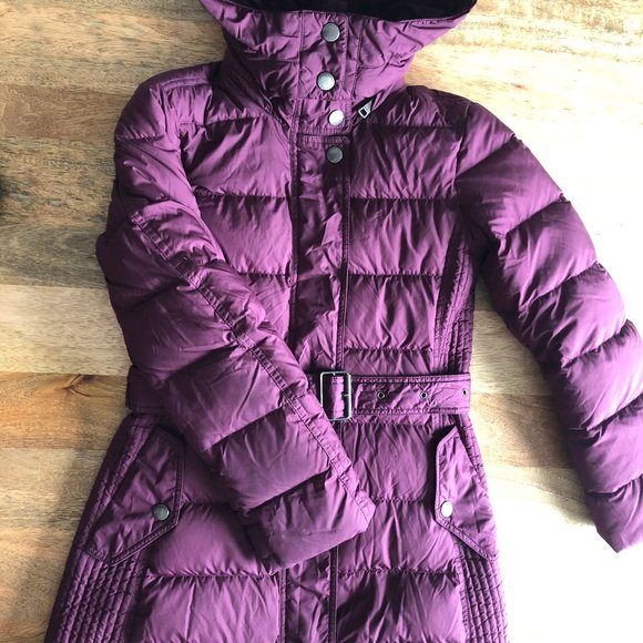 Authentic Burberry Brit Down Puffer Purple XS - Picture 5 of 9